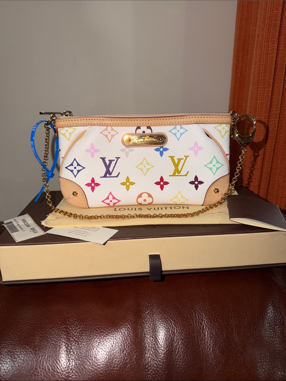 ‼️Authentic Louis Vuitton Monogram Multicolor Pochette Milla MM Shoulder Bag